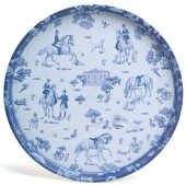 898-243 Поднос сервировочный Agness 'De jouy' 33х2.1см 898-243 Поднос сервировочный Agness 'De jouy' 33х2.1см