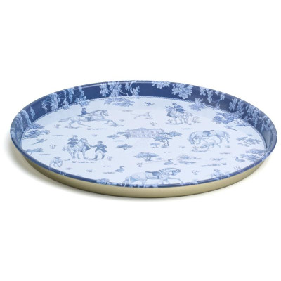 898-243 Поднос сервировочный Agness 'De jouy' 33х2.1см-1