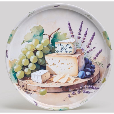 898-245 Поднос сервировочный Agness 'Gourmet feast' 33х2.1см