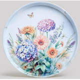 898-246 Поднос сервировочный Agness 'Floral eden' 33х2.1см