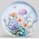 898-246 Поднос сервировочный Agness 'Floral eden' 33х2.1см