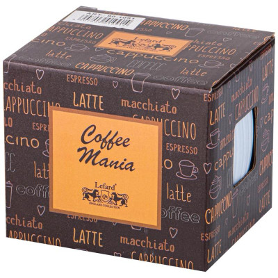 90-1091 Кружка Lefard 'Coffemania' 340мл голубая-1