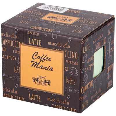 90-1092 Кружка Lefard 'Coffemania' 340мл мятная-1