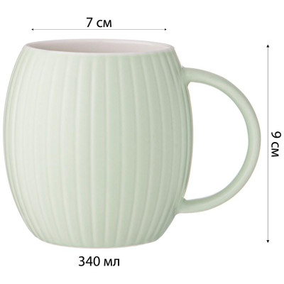 90-1092 Кружка Lefard 'Coffemania' 340мл мятная-2
