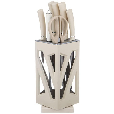 911-760 Набор ножей Agness на пласт.вращающейся подставке 8предм-3