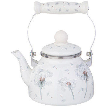 943-051 Чайник Agness эмалированный со съемным фильтром из нерж.стали (1.1л)