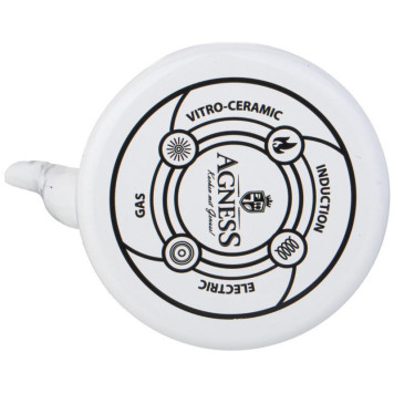 943-051 Чайник Agness эмалированный со съемным фильтром из нерж.стали (1.1л)-4