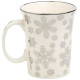 97-758 Кружка Lefard 310мл серебро снежинки