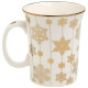 97-759 Кружка Lefard 310мл золото снежинки