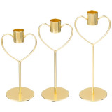 Набор подсвечников из 3-х шт. 8,3х6,8х16,5/19,5/22,5 см BRONCO 120-201