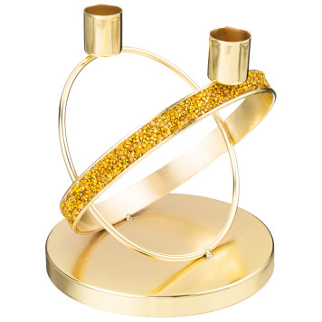 Подсвечник на 2 свечи 16х15х18 см BRONCO 120-229