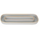 Менажница овальная 2 секции "SOUL KITCHEN" 30*11,5*3,5 см серая (кор=32шт.) BRONCO 189-366