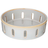 Ваза сервировочная "SOUL KITCHEN" 16*5 см серая (кор=24шт.) BRONCO 189-380