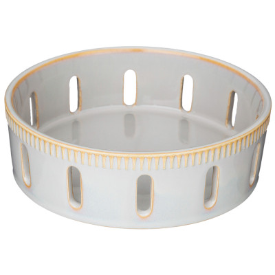 Ваза сервировочная "SOUL KITCHEN" 16*5 см серая (кор=24шт.) BRONCO 189-380