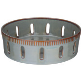 Ваза сервировочная "SOUL KITCHEN" 20*6,5 см синяя (кор=24шт.) BRONCO 189-382