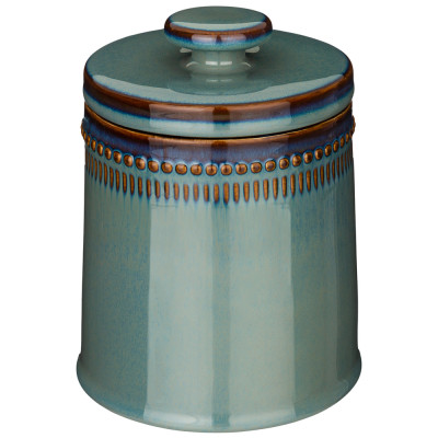 Банка для сыпучих "SOUL KITCHEN" 16*12 см 900 мл синяя (кор=18шт.) BRONCO 189-412