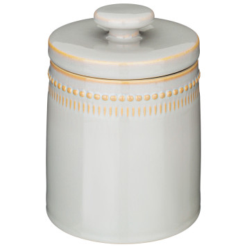 Банка для сыпучих "SOUL KITCHEN" 16*12 см 900 мл серая (кор=18шт.) BRONCO 189-413