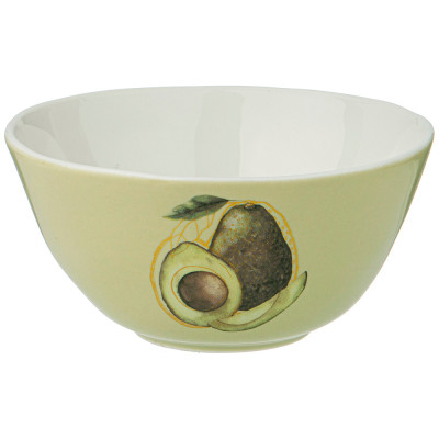 Салатник " AVOCADO" 300 мл 12*6 см зелёный (мал.уп.=4шт./кор=48шт.) BRONCO 189-427