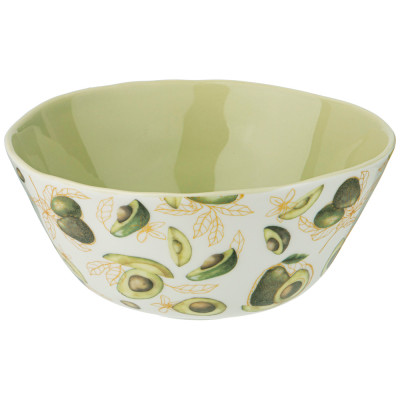 Салатник " AVOCADO" 1400 мл 20*9, 5 см зелёный (мал.уп.=2шт./кор=16шт.) BRONCO 189-429-1