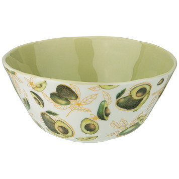 Салатник " AVOCADO" 1400 мл 20*9, 5 см зелёный (мал.уп.=2шт./кор=16шт.) BRONCO 189-429