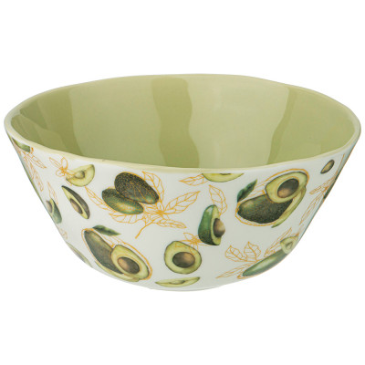 Салатник " AVOCADO" 1400 мл 20*9, 5 см зелёный (мал.уп.=2шт./кор=16шт.) BRONCO 189-429