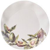 Тарелка обеденная " AVOCADO" 26 см (мал.уп.=2шт./кор=20шт.) BRONCO 189-433