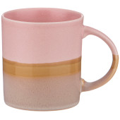 Кружка " SUNSET" 400 мл розовая (мал.уп.=2шт./кор=36шт.) BRONCO 189-440