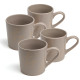 Набор кружек "GRASSES" 4 шт. 400 мл BRONCO 191-341-1