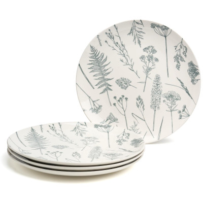 Набор тарелок обеденных "GRASSES" 4 шт. диаметр=27 см BRONCO 191-342-1