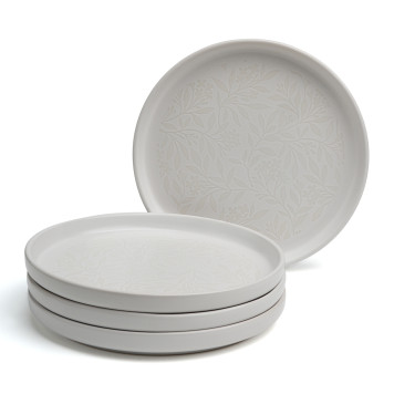 Набор тарелок закусочных "CHOICE WHITE" 20,5 см 4шт BRONCO 191-357-1