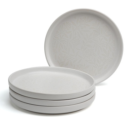 Набор тарелок закусочных "CHOICE WHITE" 20,5 см 4шт BRONCO 191-357-1