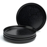 Набор тарелок закусочных "CHOICE BLACK" 20,5 см 4шт BRONCO 191-358-1