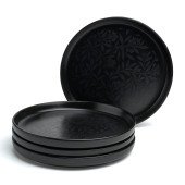 Набор тарелок закусочных "CHOICE BLACK" 20,5 см 4шт BRONCO 191-358-1
