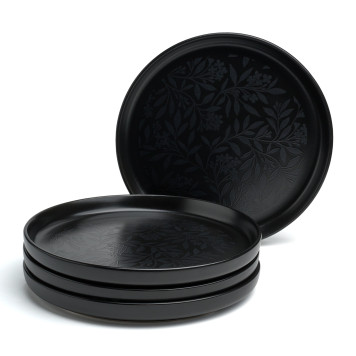 Набор тарелок закусочных "CHOICE BLACK" 20,5 см 4шт BRONCO 191-358-1