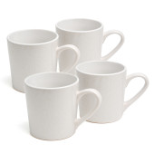 Набор кружек "CHOICE WHITE" 400 мл =4 шт BRONCO 191-361-1