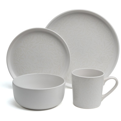 Набор посуды обеденный "CHOICE WHITE" на 4 пер. 16 пр. BRONCO 191-363