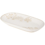 Блюдо сервировочное коллекция "PINE CONES", 30,2*16*3,1 см BRONCO 230-511