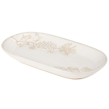 Блюдо сервировочное коллекция "PINE CONES", 30,2*16*3,1 см BRONCO 230-511