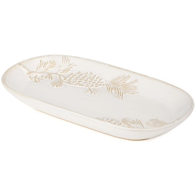 Блюдо сервировочное коллекция "PINE CONES", 30,2*16*3,1 см BRONCO 230-511