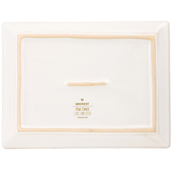 Блюдо сервировочное коллекция "PINE CONES", 26,3*19,8*2,4 см BRONCO 230-514-1