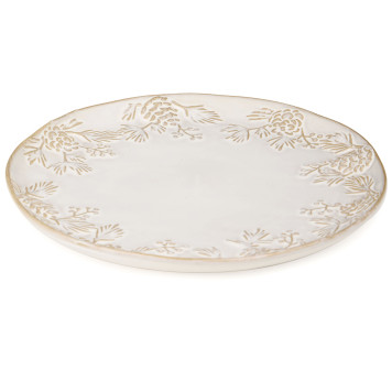 Набор тарелок обеденных коллекция "PINE CONES", 2 шт. / 25*25*2,3 см BRONCO 230-516-1