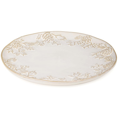 Набор тарелок обеденных коллекция "PINE CONES", 2 шт. / 25*25*2,3 см BRONCO 230-516-1