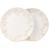 Набор тарелок закусочных коллекция "PINE CONES", 2 шт. / 20,7*2,5 см BRONCO 230-517