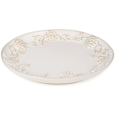 Набор тарелок закусочных коллекция "PINE CONES", 2 шт. / 20,7*2,5 см BRONCO 230-517-1