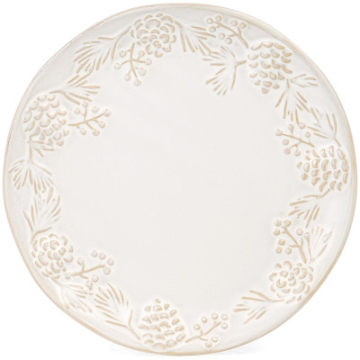 Набор тарелок закусочных коллекция "PINE CONES", 2 шт. / 20,7*2,5 см BRONCO 230-517-2