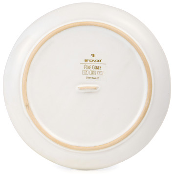 Набор тарелок закусочных коллекция "PINE CONES", 2 шт. / 20,7*2,5 см BRONCO 230-517-3