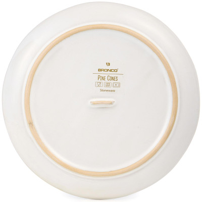 Набор тарелок закусочных коллекция "PINE CONES", 2 шт. / 20,7*2,5 см BRONCO 230-517-3