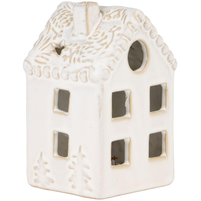 Фигурка "ДОМИК" с led-подсветкой коллекция "PINE CONES", 8,3*7,5*12,5 см BRONCO 230-521