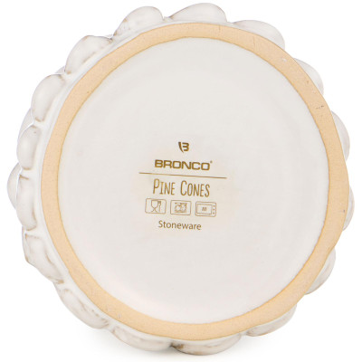 Банка для сыпучих продуктов коллекция "PINE CONES", 12,4*12,4*15,2 см BRONCO 230-526-1