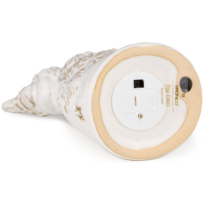 Фигурка "ДЕД МОРОЗ" с led-подсветкой коллекция "PINE CONES", 8,6*7,2*17 см BRONCO 230-531-3